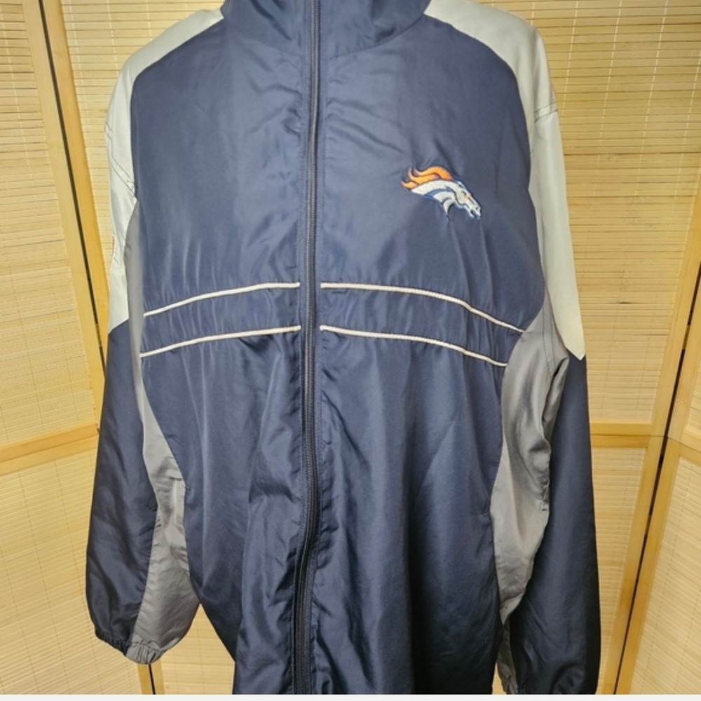 Dunbrooke Denver Broncos Sports Illustrated Windbreaker Jacket Men's L NFL